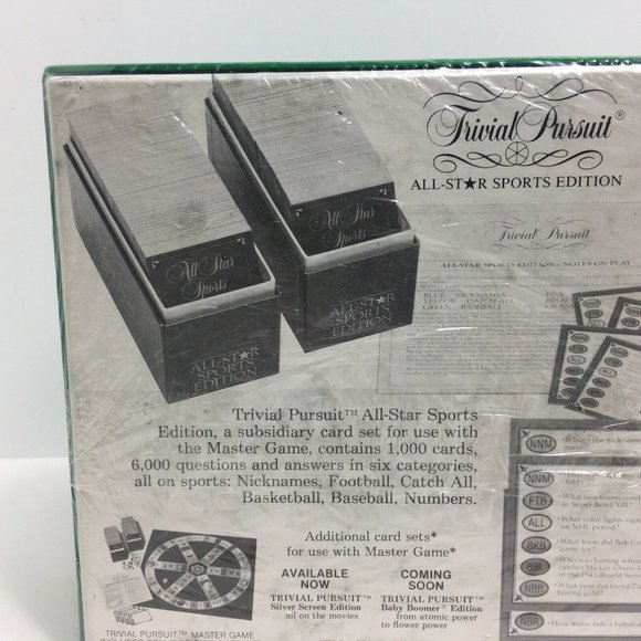 Trivial Pursuit All Star Sports Edition Card Subsidiary Set Use With Master Game - Picture 9 of 12